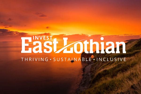 Invest East Lothian website homepage designed and developed by Internet Creation